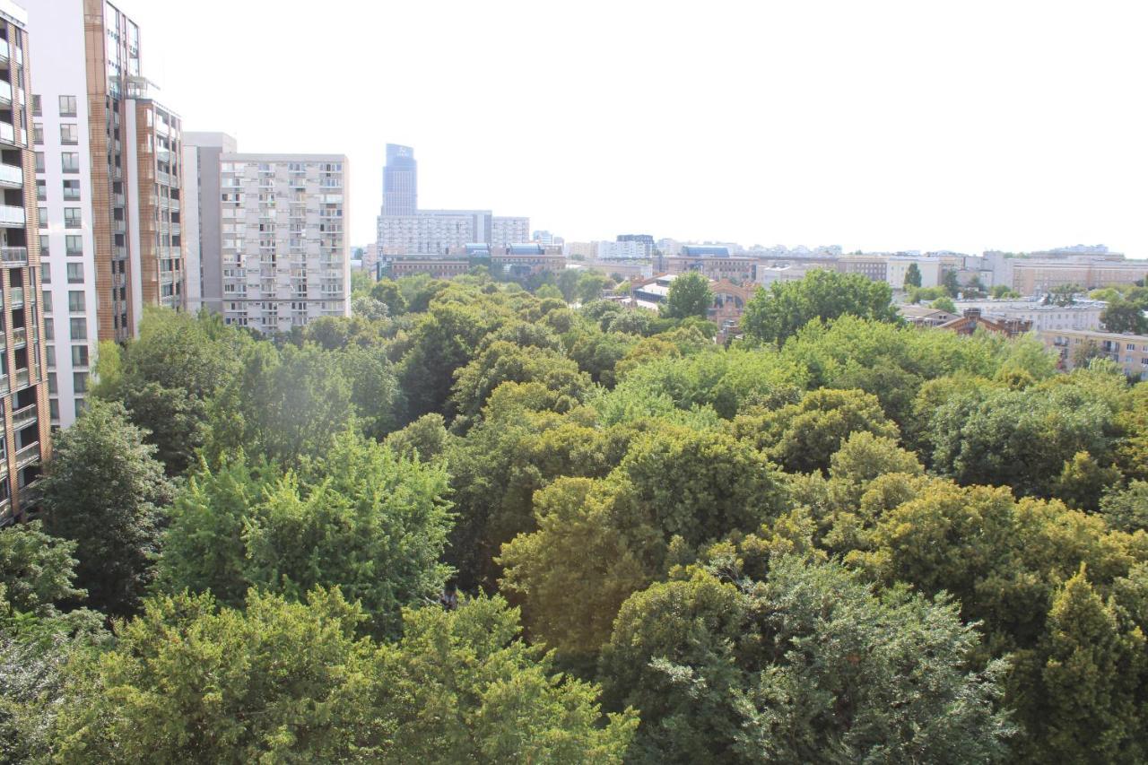 Strict Center Warsaw Comfortable Apartment, 10Th-Floor With Beautiful View On The Park And Skyscrapers, Free Wifi, Self Check-In/Out מראה חיצוני תמונה